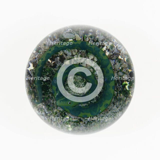 Paperweight, Lunéville, c. 1848-55. Creator: Baccarat Glasshouse.