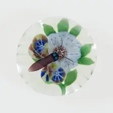 Paperweight, Lunéville, c. 1848-55. Creator: Baccarat Glasshouse