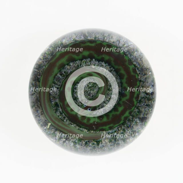 Paperweight, Lunéville, c. 1848-55. Creator: Baccarat Glasshouse.