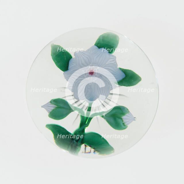 Paperweight, Lunéville, c. 1848-55. Creator: Baccarat Glasshouse.