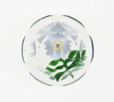 Paperweight, Lunéville, c. 1848-55. Creator: Baccarat Glasshouse