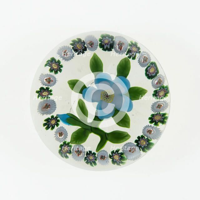 Paperweight, Lunéville, c. 1848-55. Creator: Baccarat Glasshouse.