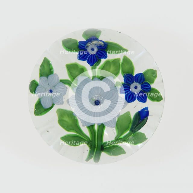 Paperweight, Lunéville, c. 1848-55. Creator: Baccarat Glasshouse.