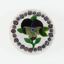 Paperweight, Lunéville, c. 1848-55. Creator: Baccarat Glasshouse