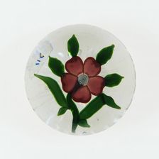 Paperweight, Lunéville, c. 1848-55. Creator: Baccarat Glasshouse