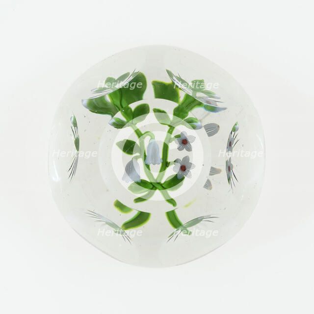 Paperweight, Lunéville, c. 1848-55. Creator: Baccarat Glasshouse.