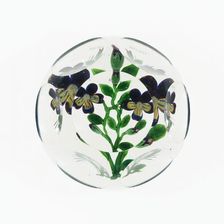 Paperweight, Lunéville, c. 1848-55. Creator: Baccarat Glasshouse