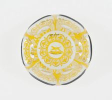 Paperweight, Lunéville, c. 1848-60. Creator: Baccarat Glasshouse