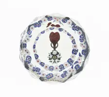 Paperweight, Lunéville, c. 1848-60. Creator: Baccarat Glasshouse
