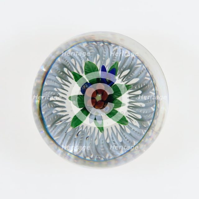 Paperweight, Münzthal, c. 1848/55. Creator: Saint-Louis Glassworks.