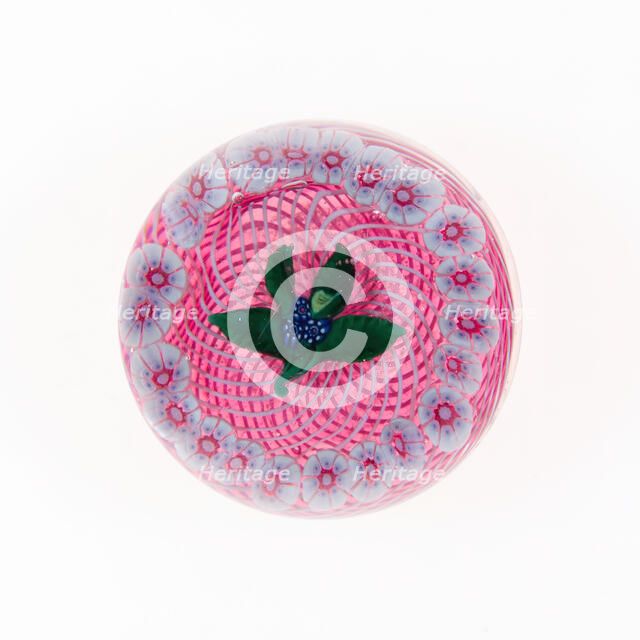 Paperweight, New York City, c. 1880. Creator: Gilliland Glass Manufactory.