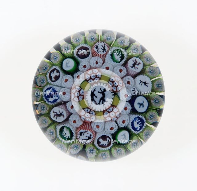 Paperweight, Saint-Louis, 1848. Creator: Saint-Louis Glassworks.