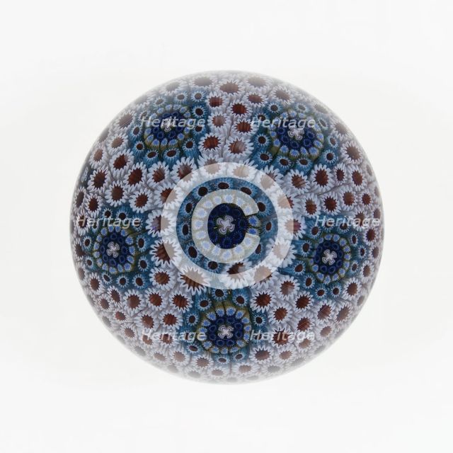 Paperweight, Saint-Louis, 1848. Creator: Saint-Louis Glassworks.