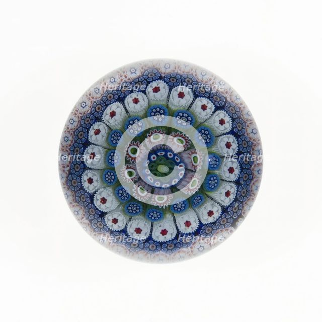 Paperweight, Saint-Louis, 1848. Creator: Saint-Louis Glassworks.