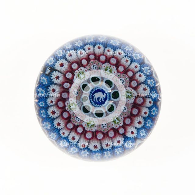 Paperweight, Saint-Louis, 1848. Creator: Saint-Louis Glassworks.