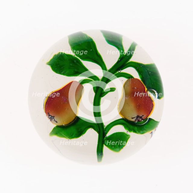 Paperweight, Saint-Louis, 19th century. Creator: Saint-Louis Glassworks.