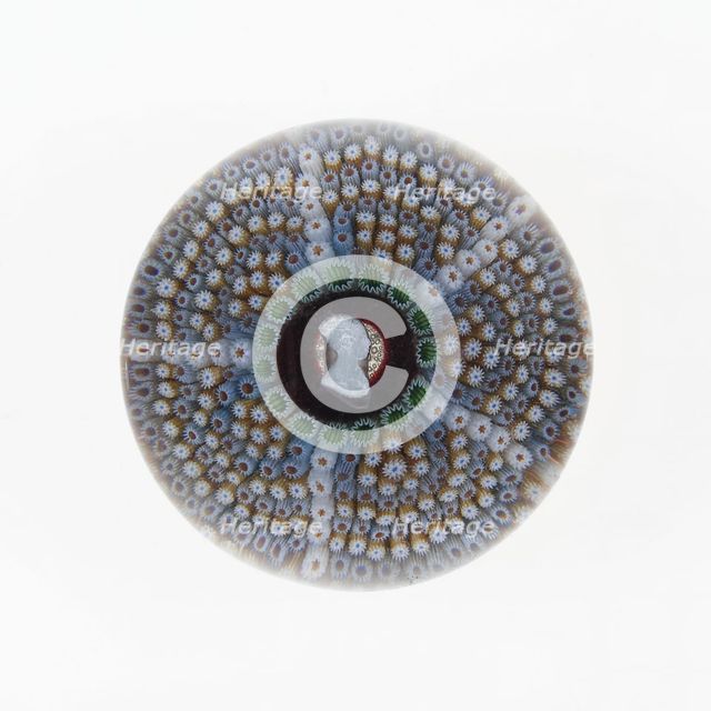 Paperweight, Saint-Louis, 19th century. Creator: Saint-Louis Glassworks.
