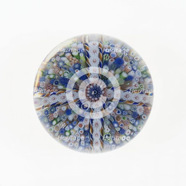 Paperweight, Saint-Louis, 19th century. Creator: Saint-Louis Glassworks.