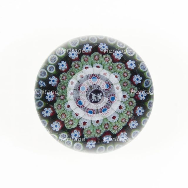 Paperweight, Saint-Louis, 19th century. Creator: Saint-Louis Glassworks.