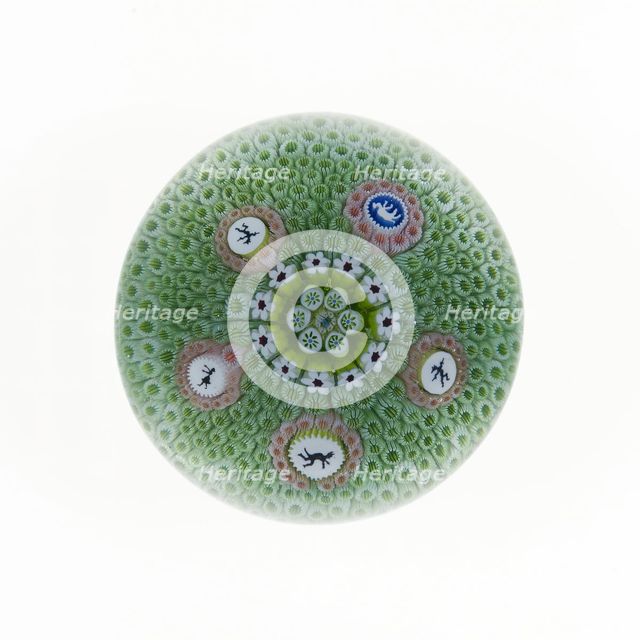 Paperweight, Saint-Louis, 19th century. Creator: Saint-Louis Glassworks.
