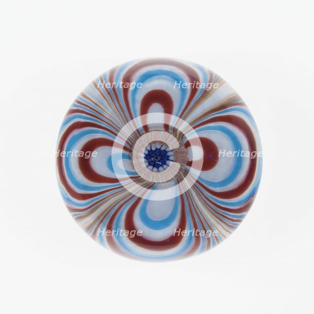 Paperweight, Saint-Louis, 19th century. Creator: Saint-Louis Glassworks.
