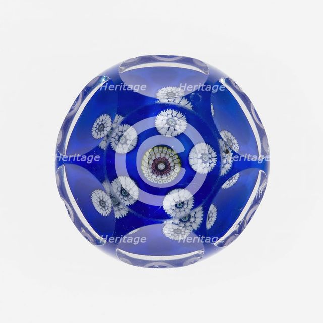 Paperweight, Saint-Louis, 19th century. Creator: Saint-Louis Glassworks.
