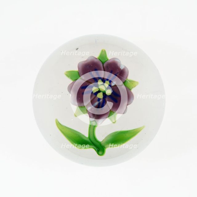 Paperweight, Saint-Louis, 19th century. Creator: Saint-Louis Glassworks.