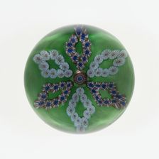 Paperweight, Saint-Louis, c. 1845-55. Creator: Saint-Louis Glassworks