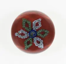 Paperweight, Saint-Louis, c. 1845-55. Creator: Saint-Louis Glassworks