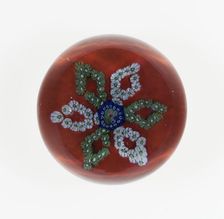 Paperweight, Saint-Louis, c. 1845-55. Creator: Saint-Louis Glassworks
