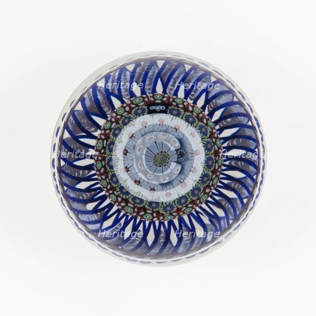 Paperweight, Saint-Louis, c. 1845-55. Creator: Saint-Louis Glassworks.