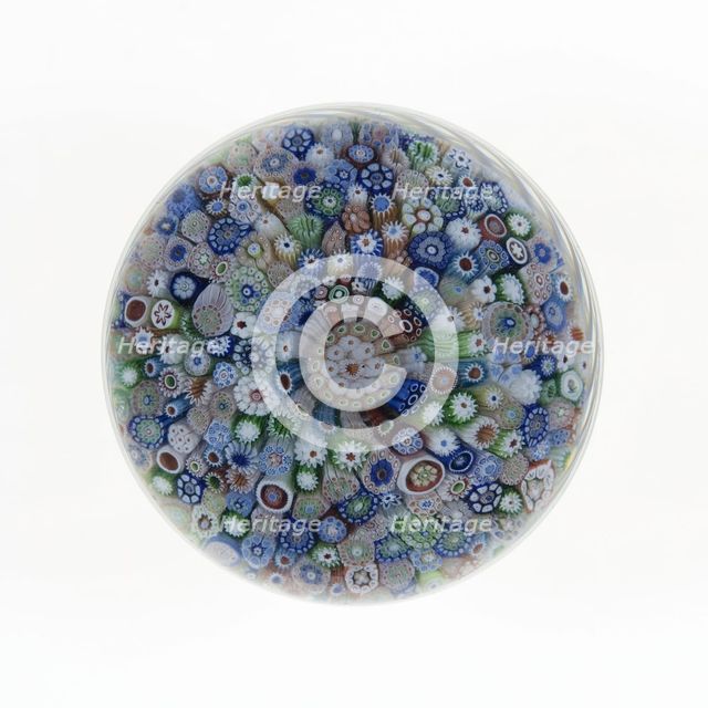 Paperweight, Saint-Louis, c. 1845-55. Creator: Saint-Louis Glassworks.