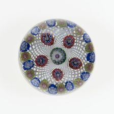 Paperweight, Saint-Louis, c. 1845-55. Creator: Saint-Louis Glassworks