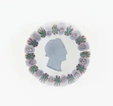 Paperweight, Saint-Louis, c. 1846-55. Creator: Saint-Louis Glassworks