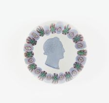 Paperweight, Saint-Louis, c. 1846-55. Creator: Saint-Louis Glassworks