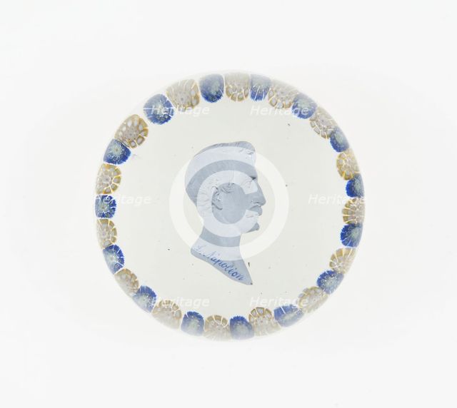 Paperweight, Saint-Louis, c. 1846-55. Creator: Saint-Louis Glassworks.