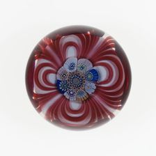Paperweight, Saint-Louis, c. 1846-55. Creator: Saint-Louis Glassworks