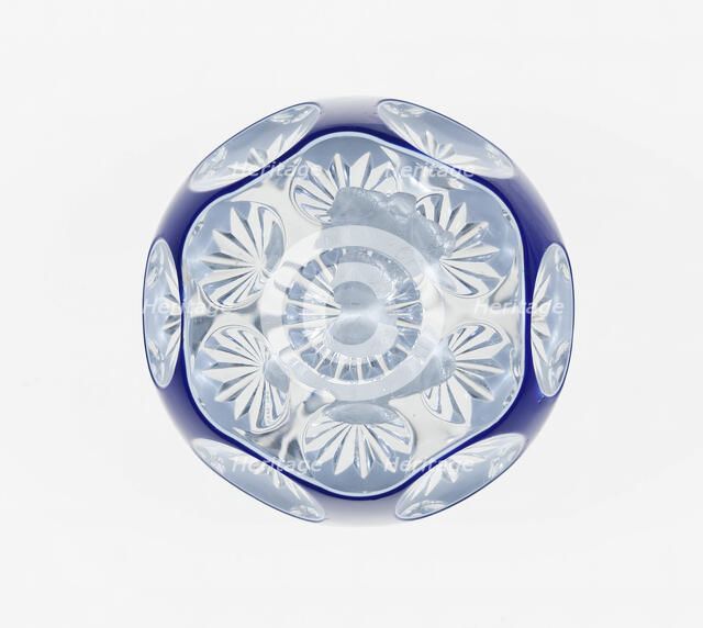 Paperweight, Saint-Louis, c. 1846-55. Creator: Saint-Louis Glassworks.