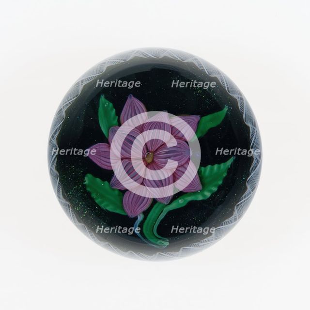 Paperweight, Saint-Louis, c. 1848-55. Creator: Saint-Louis Glassworks.
