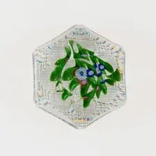 Paperweight, Saint-Louis, c. 1848-55. Creator: Saint-Louis Glassworks
