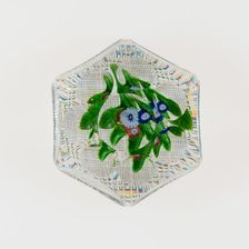 Paperweight, Saint-Louis, c. 1848-55. Creator: Saint-Louis Glassworks
