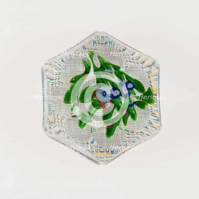 Paperweight, Saint-Louis, c. 1848-55. Creator: Saint-Louis Glassworks.