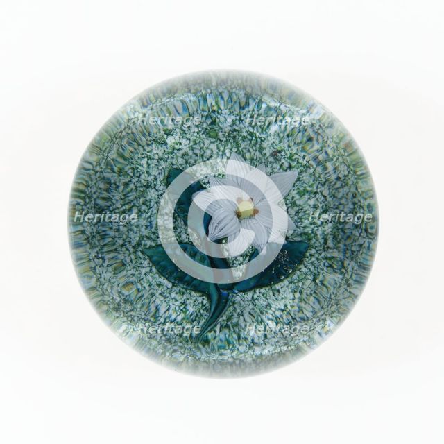 Paperweight, Saint-Louis, c. 1848-55. Creator: Saint-Louis Glassworks.