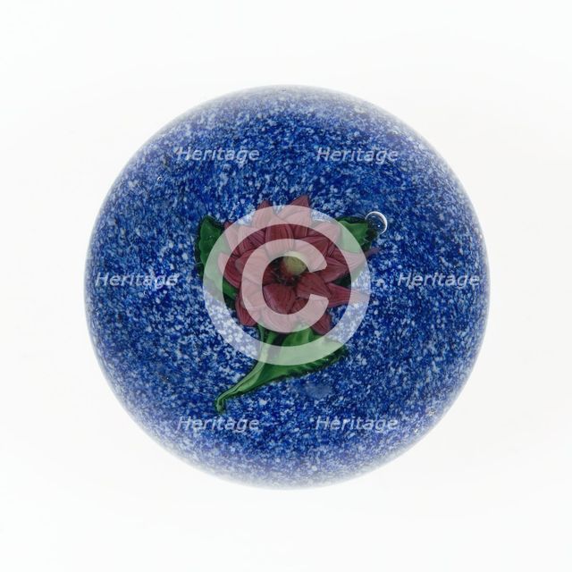 Paperweight, Saint-Louis, c. 1848-55. Creator: Saint-Louis Glassworks.