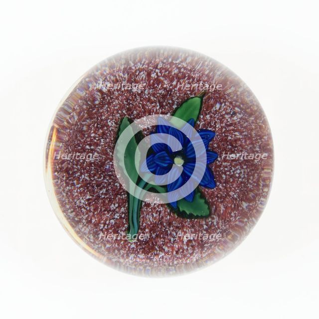 Paperweight, Saint-Louis, c. 1848-55. Creator: Saint-Louis Glassworks.