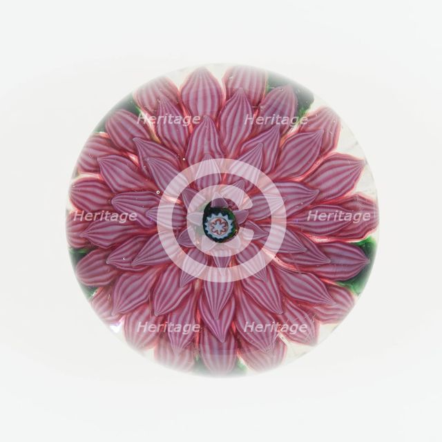 Paperweight, Saint-Louis, c. 1848-55. Creator: Saint-Louis Glassworks.