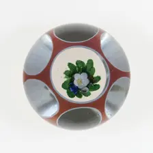 Paperweight, Saint-Louis, c. 1848-55. Creator: Saint-Louis Glassworks