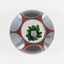 Paperweight, Saint-Louis, c. 1848-55. Creator: Saint-Louis Glassworks
