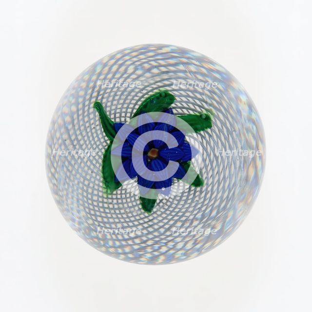 Paperweight, Saint-Louis, c. 1848-55. Creator: Saint-Louis Glassworks.