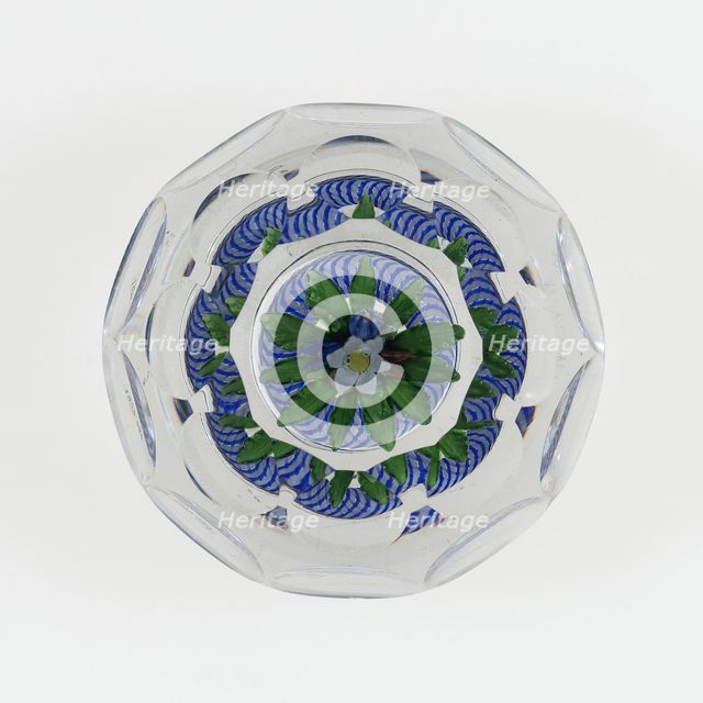 Paperweight, Saint-Louis, c. 1848-55. Creator: Saint-Louis Glassworks.